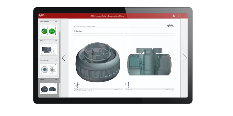 GOM Volume Inspect　3D 통합 CT 데이터 분석.