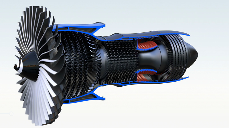 3D Measurement of Aircraft Engine Components in the Production Process - Cases